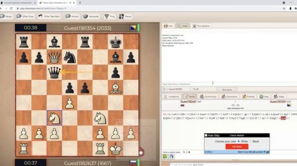 Chess Master - cheating on chess in hard positions