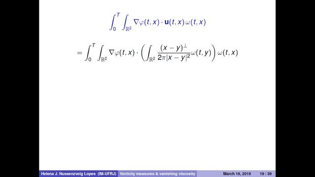 Helena Nussenzveig Lopes: Vorticity measures and vanishing viscosity смотреть онлайн