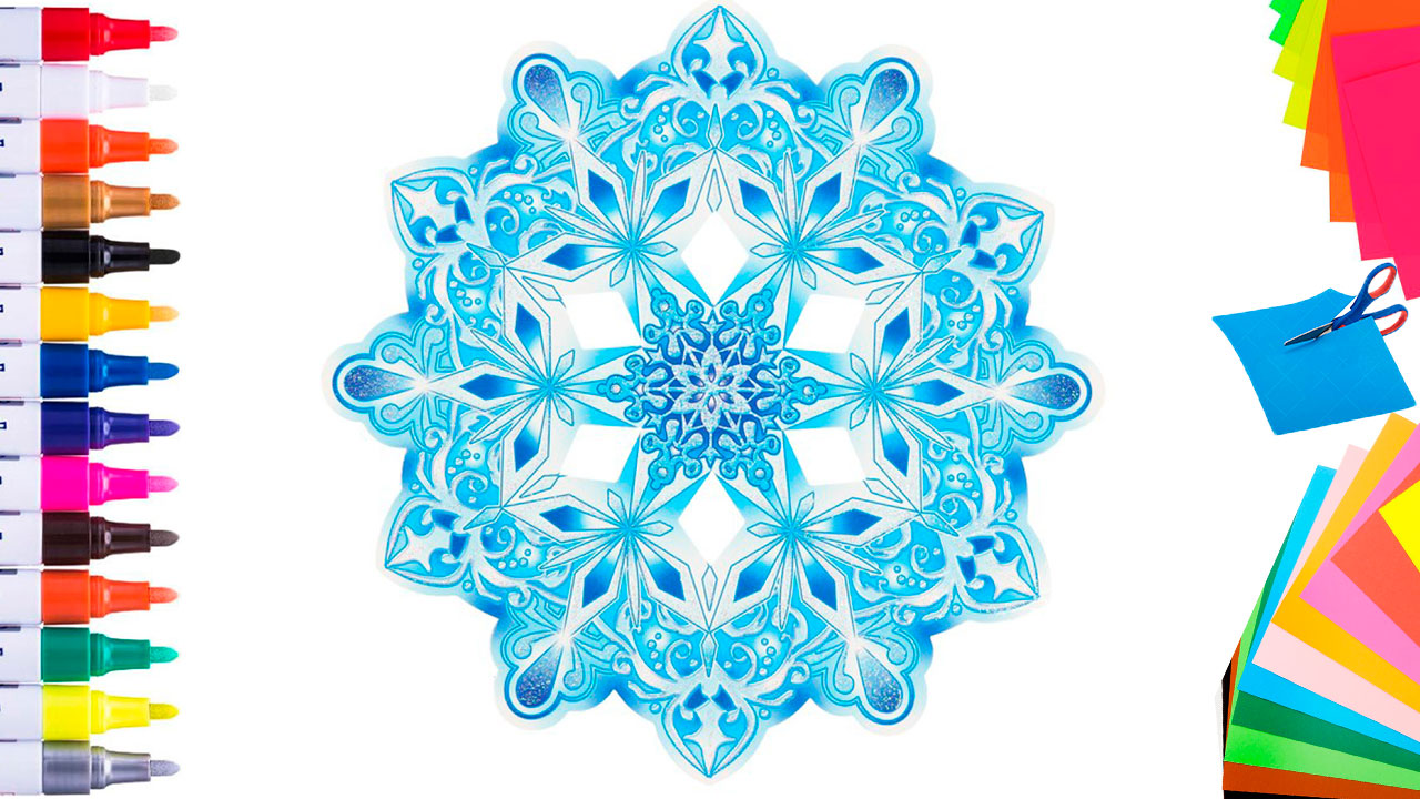 Снежинки из бумаги