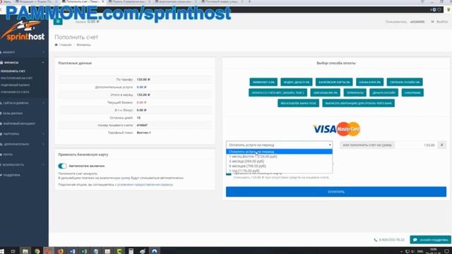 Как использовать хостинг Sprinthost (ОБЗОР+ИНСТРУКЦИЯ) смотреть онлайн