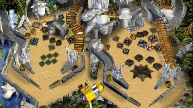 3-D Ultra Pinball: The Lost Continent gameplay (PC Game, 1997) смотреть онлайн