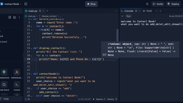 Python Project - Phone Book || DSA with Python Full Playlist || 500 problem solving смотреть онлайн