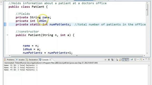 Java - Static Fields смотреть онлайн
