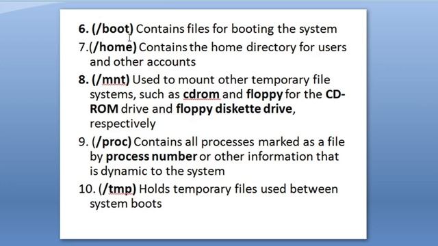 What is Unix system ?, Directory & Description, Command & Description смотреть онлайн