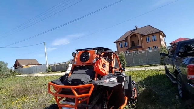Установка выноса радиатора Polaris RZR 1000 High Lifter все готово! смотреть онлайн