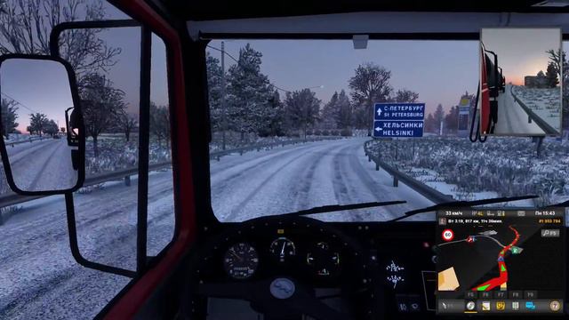 594.1 / ETS 2 V1.42 / МАЗ 54323 реальная экономика / чехарда с грузом. смотреть онлайн