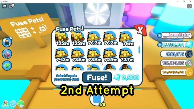 How to fuse Rainbow Steampunk Crocodile In Pet Simulator X l OP METHOD?! смотреть онлайн