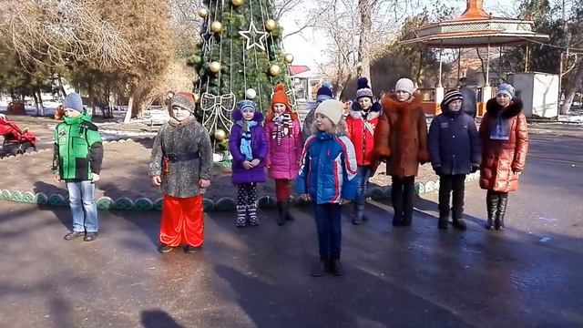 Колядки на Рождество. Михайловский сквер в Белгород-Днестровском смотреть онлайн