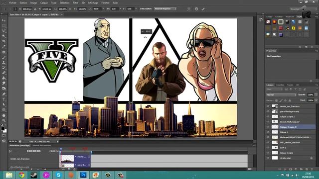 Speedart Gta 5 n°1 - Photoshop Cs6 смотреть онлайн