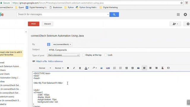 Selenium Automation with Java (Basic Selenium, API, Locator Strategy) смотреть онлайн
