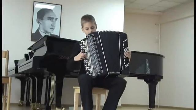 Артем Прокофьев - Латвийская народная полька (accordéon) смотреть онлайн