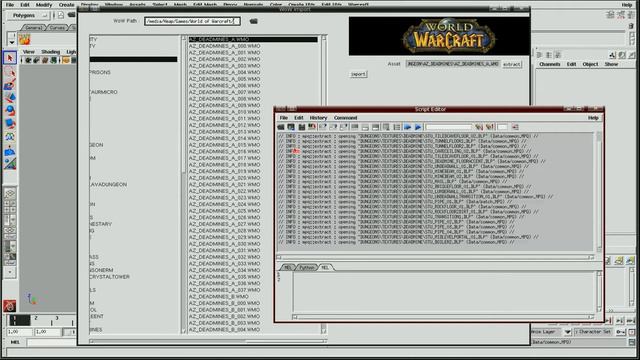 World of Warcraft to Maya - Tutorial 1 смотреть онлайн