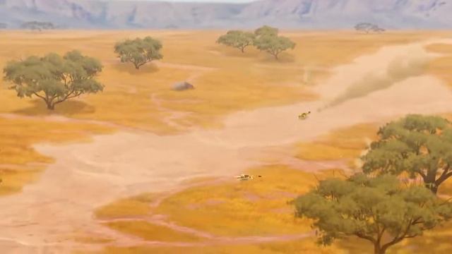 Lion Guard Fuli Vs Makucha The Wisdom of Kongwe HD Clip смотреть онлайн