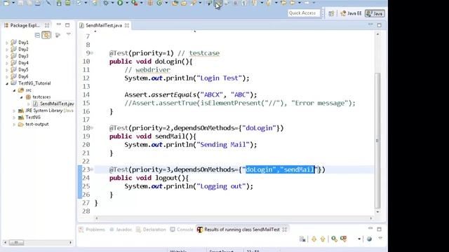 Selenium WebDriver Testng Tutorial смотреть онлайн