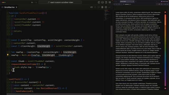How to Build a Custom Scroll Bar w/ React & CSS | REACTJS WORKSHOP 2023 смотреть онлайн