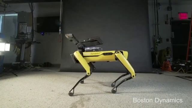 Robot's dance from Boston Dynamics (Танец робота из Бостон Дайнемикс) смотреть онлайн