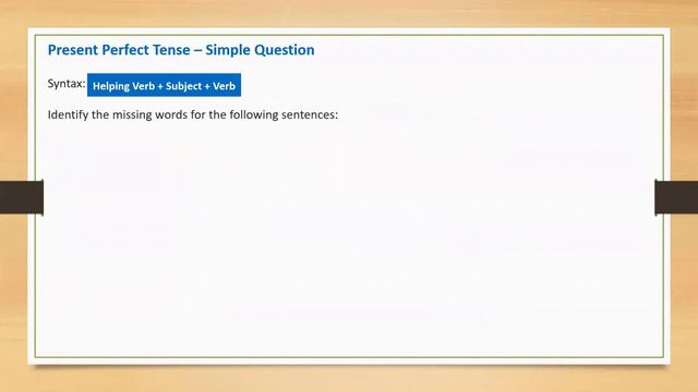 Present Perfect Tense Excercise with Examples | Grammar Test смотреть онлайн
