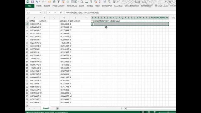 Excel - Generate Random Letters with No Repeats: Episode 1699 смотреть онлайн