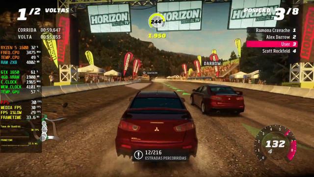 FORZA HORIZON 1 l EMULADOR XENIA (XBOX360) l RODANDO MUITO BEM AGORA!! GTX 1650 + RYZEN 5 1600 AF смотреть онлайн