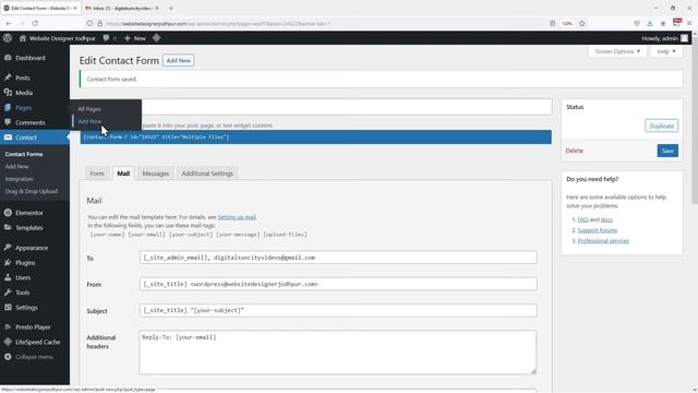 How To Use Multiple Files Upload For Contact Form 7 In WordPress | WordPress Tutorial смотреть онлайн