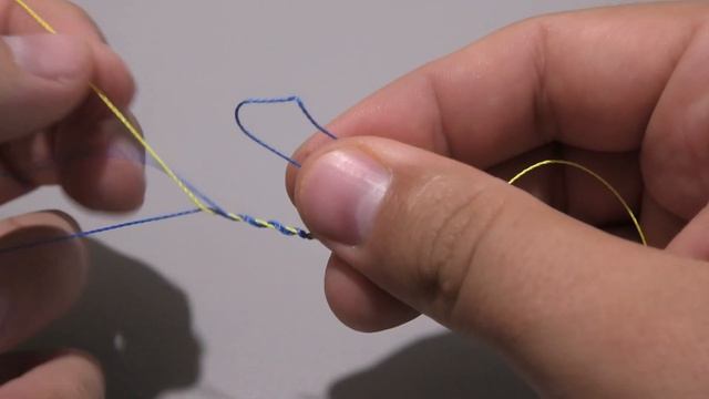 Соединительный узел - Yucatan Knot. Как связать две лески между собой.