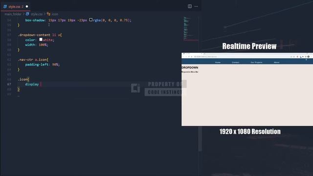 Responsive Navbar with Dropdown on Hover using Javascript смотреть онлайн
