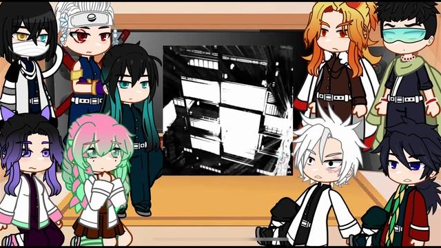 Hashiras React To The Kamaboko Squad || Gacha Club || Zenitsu Inosuke And Tanjiro