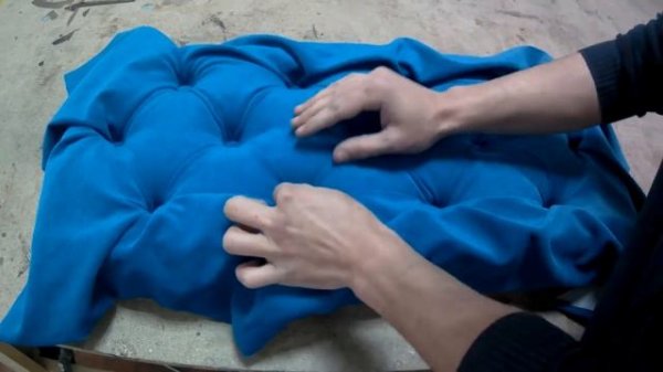 Банкетка с ножками кабриоль _ своими руками _ DIY