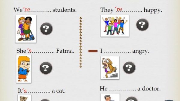 VEERB TO BE Positive and negative sentences - Easy English Lesson