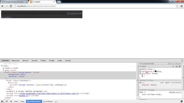 Creating a Cookie Banner (Part 1/2) смотреть онлайн