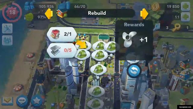 Rebuild My City After Being Attack (War) - SimCity BuildIT смотреть онлайн