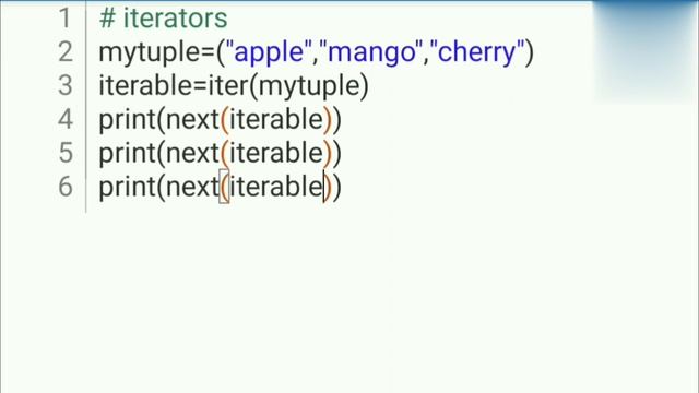//iterators in python//iterators in for loop//in python//by python lovers// смотреть онлайн