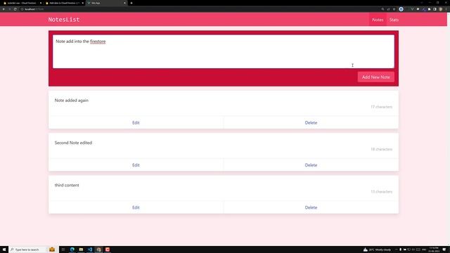 97. Add Document in Notes Collection using setDoc & addDoc firestore Vue composition API - Vue 3 смотреть онлайн