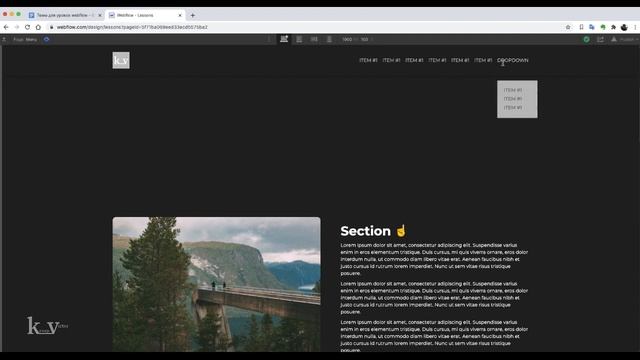 Webflow Lesson #9 - Кастомное меню смотреть онлайн