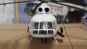Готовая модель Российского вертолёта МЧС МИ-8