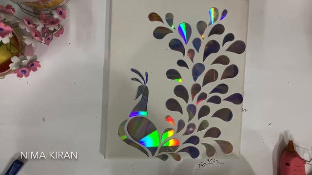 2020 Latest CD Craft Ideas - Waste CD / DVD Peacock WallHanging Craft #bestoutofwaste #cdcrafts смотреть онлайн
