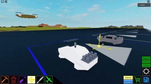 Hover Car Tutorial in Plane Crazy Roblox || duckster