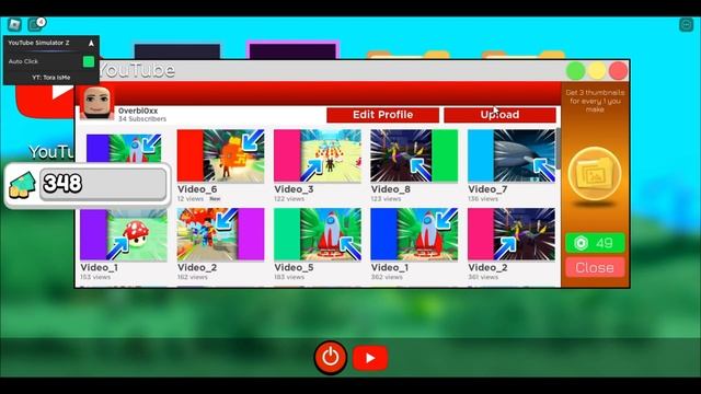 (?) YouTube Simulator Z Script • Fast Auto Click [Roblox] 2023 смотреть онлайн