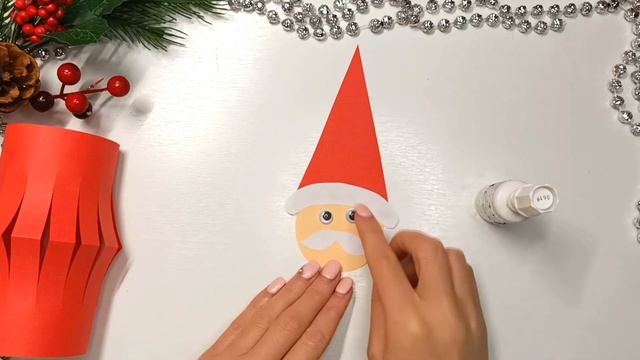 Поделки на новый год / простые поделки из бумаги / дед мороз из бумаги / фонарик из бумаги смотреть онлайн