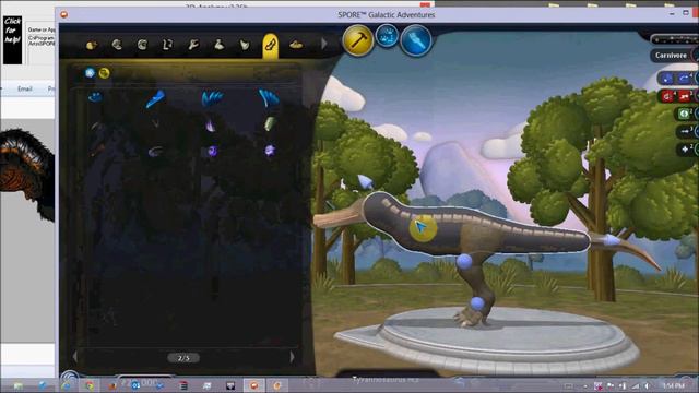 How to Make A T rex in Spore Part 1 смотреть онлайн