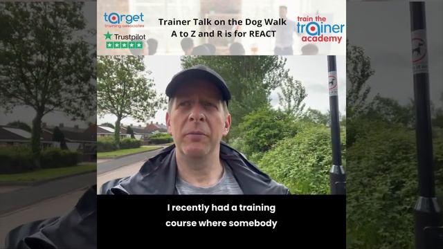 Trainer Talk on the Dog ? Walk - R is for React смотреть онлайн