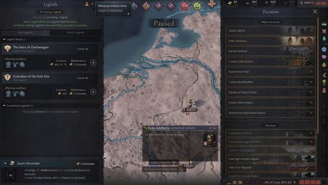 Crusader Kings 3 Legends of the Dead - Prevent Plagues! смотреть онлайн