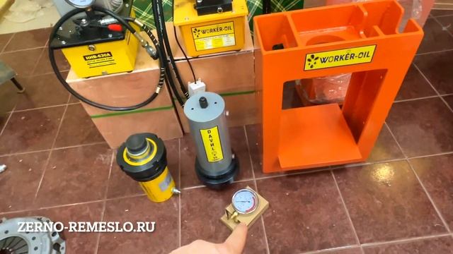 Маслопрессы WORKER-OIL самая качественная комплектация ( в номинации на 55 ТОНН) с DAVILO 55 смотреть онлайн