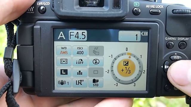 Panasonic G2: работа с дисплеем смотреть онлайн
