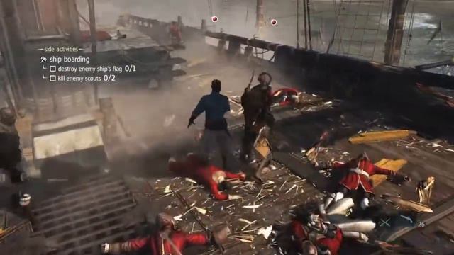 Assassin's Creed Black Flag Underwater exploration, ship battle and combat смотреть онлайн