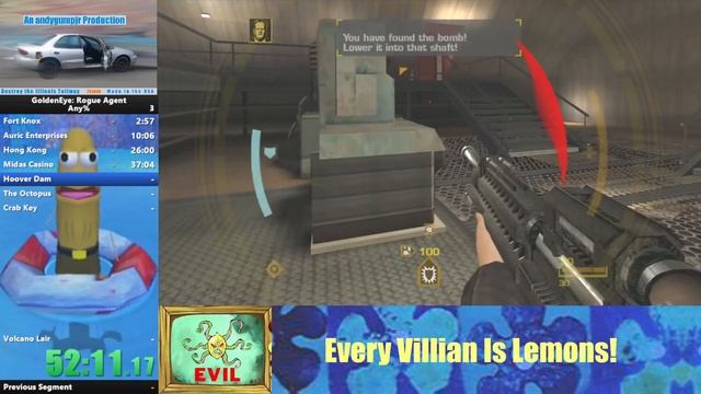 First GoldenEye: Rogue Agent Speedrun Attempt смотреть онлайн