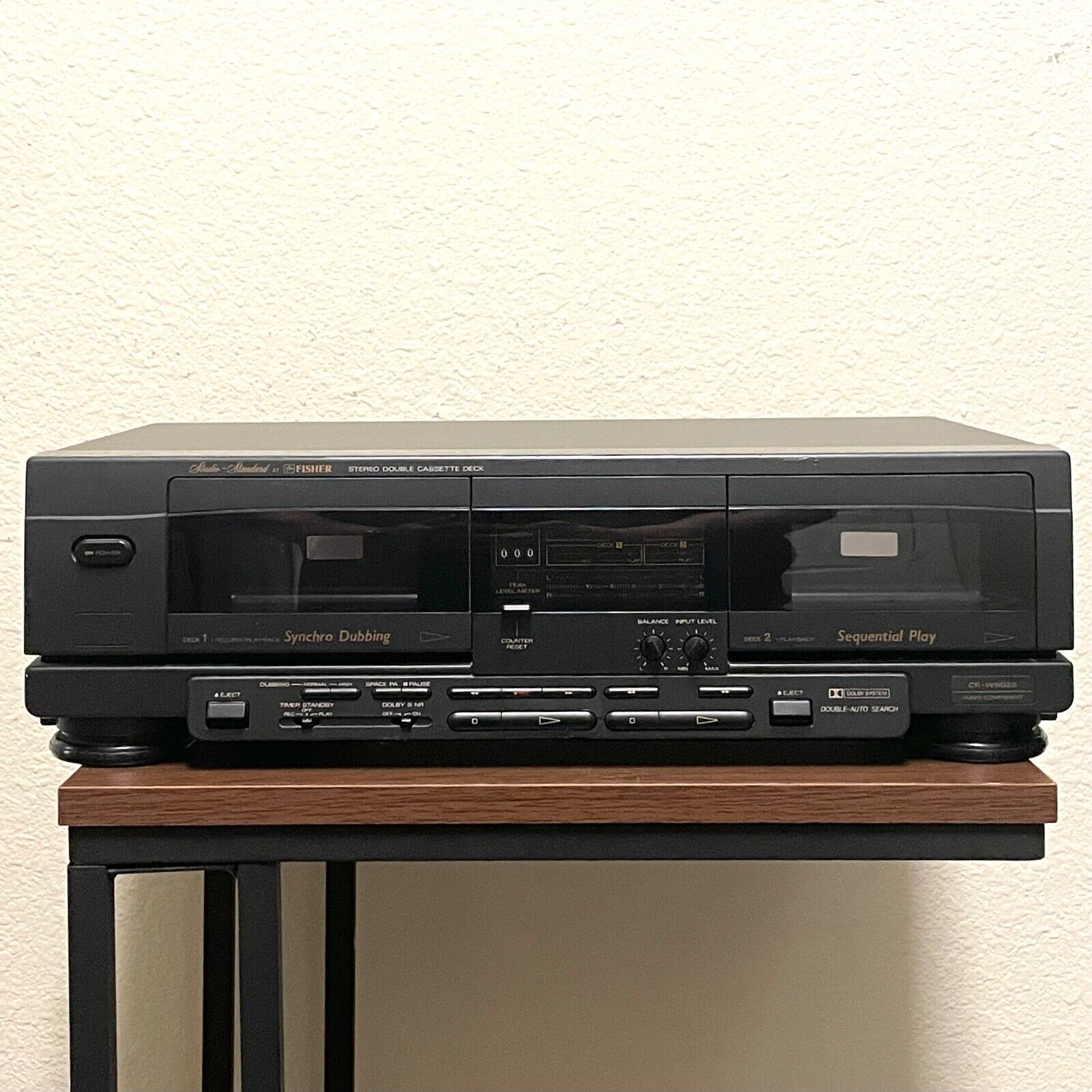 Studio-Standard by Fisher Stereo Double Cassette Deck CR-W9025 -Япония-Годы выпуска 1990 - 1993 смотреть онлайн