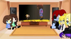 Реакция Undertale на "реалистичный Undertale" gacha club/life