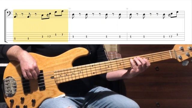Daniele Comoglio - Black Velvet ( Bass Cover Tab In Video )