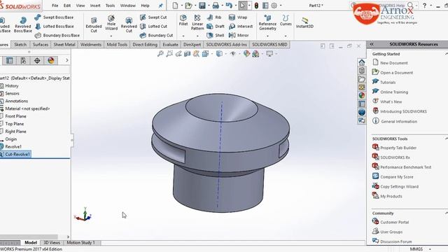 SolidWorks VS PTC Creo (Edit revolved cut), Which is better ? смотреть онлайн